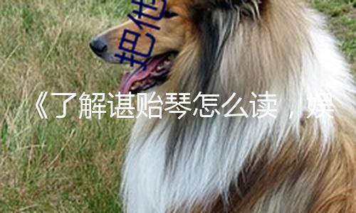 《了解谌贻琴怎么读，娱圈正能量故事点亮人生》