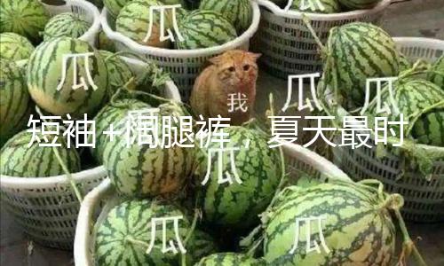 短袖+阔腿裤，夏天最时尚的穿搭