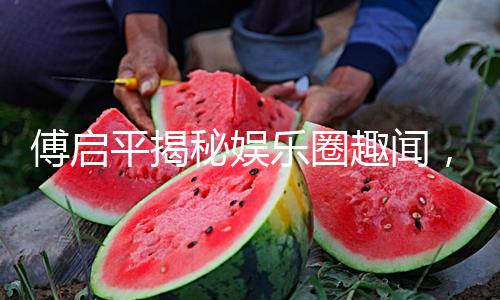 傅启平揭秘娱乐圈趣闻，分享正能量成长故事！