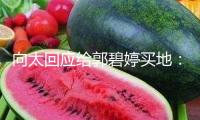 向太回應給郭碧婷買地：我覺得人心肉做，期望全國的婆婆都愛媳婦
