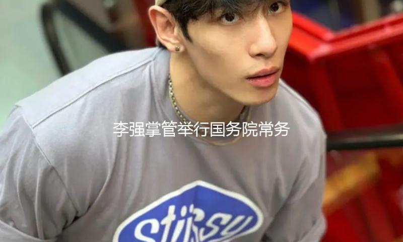 李强掌管举行国务院常务会议 审议经过《关于优化口岸敞开布局的若干意见》 — 新京报