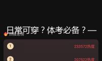 日常可穿？體考必備？——“碳板跑鞋學(xué)校熱”現(xiàn)象查詢