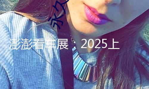 澎澎看车展：2025上海车展之“最”