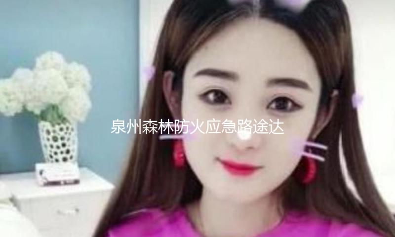 泉州森林防火应急路途达913公里