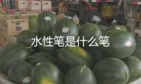 水性筆是什么筆