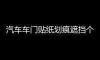 汽車車門貼紙劃痕遮擋個(gè)性創(chuàng)意裝飾貼防水可愛情侶貼花