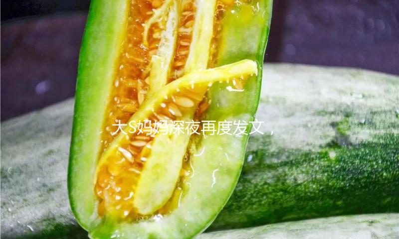 大S妈妈深夜再度发文，泄漏小S每晚10点溃散痛哭，4个字标明现状让人心酸