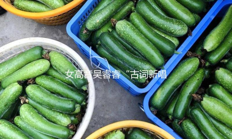 女高音吴睿睿“古词新唱”，穿戴汉服唱唐诗宋词
