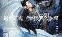 遇到難題，大腦怎么臨場應變？