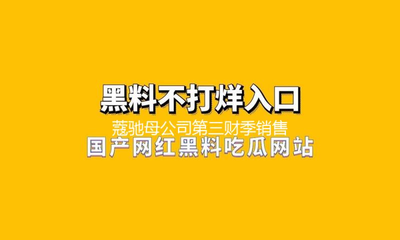 蔻驰母公司第三财季销售额增加7%