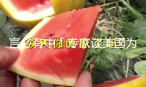 言必有中！专家谈美国为什么没有我国那样的高铁