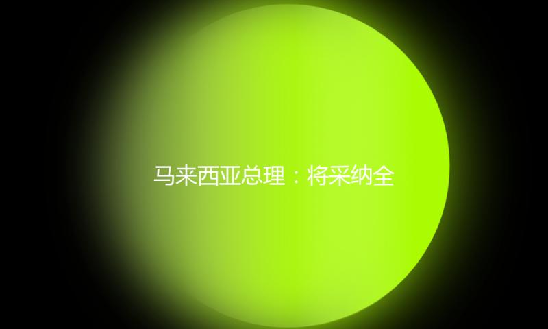 马来西亚总理：将采纳全部必要措施保护本国经济利益